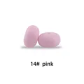 Zwei hellrosa 15mm Silikon-Abakus-Perlen für Schnullerketten und Beißring-Schmuck - 14# Rosa