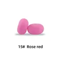 15mm Silikon Abakus Perlen in Rosenrot für DIY Schnullerketten und Baby Beißringe - 15# Rosenrot
