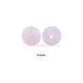 12mm light purple silicone bead with red speckles for DIY pacifier clips and bracelets - 12mm / Purple