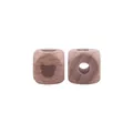12mm beech wood square bead with a cute bear head pattern for DIY pacifier clips - Bear