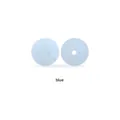 Perles en silicone bleu 15mm de qualité alimentaire avec paillettes pour bijoux DIY - 12mm / Bleu