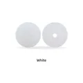 Perles en silicone blanc 12mm et 15mm de qualité alimentaire pour attaches-tétines DIY - 15mm / Blanc