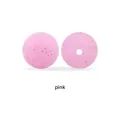 Perles en silicone rose de qualité alimentaire avec taches pour bijoux DIY - 15mm / Rose