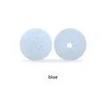 Perles en silicone bleu 15mm avec motifs floraux pour la création de bijoux DIY - 15mm / Bleu
