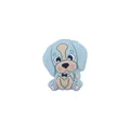 Charm chiot en silicone bleu clair pour attaches tétines et accessoires bébé - Bleu lac
