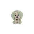 Attache-tétine en silicone chien vert pour accessoires de dentition DIY bébé - Vert Haricot
