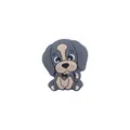 Pendentif de dentition chien en silicone gris et beige pour attaches tétines DIY créatives - Gris