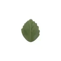 Silikonperle in Blattform Dunkelolivgrün für DIY Schnullerkette und Spielzeug - Blatt-Stil / Avocadogrün