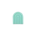 Anneau de dentition arc-en-ciel en silicone vert menthe pour attache-tétine DIY - Vert menthe