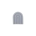 Accessoire de dentition arc-en-ciel en silicone gris clair pour attache-tétine DIY - Gris