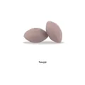 Perle in silicone color tortora per catenelle ciuccio fai-da-te e massaggiagengive - Cachi