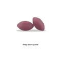 Abacus-shaped silicone spacer bead in deep bean paste for DIY baby pacifier clips - Dark Mauve