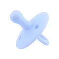 Draagbare lichtblauwe siliconen babyfopspeen met een geïntegreerd zacht handvat - Blauw 5#