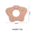 Schmetterling Baby Beißring aus natürlichem Buchenholz 68mm Breite mit Flügelgravur - Schmetterling