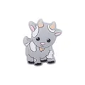 Colgante de silicona de oveja gris para dentición infantil y accesorio de chupete DIY - Gris
