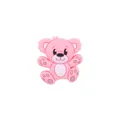 Rosa Silikon-Bärenperle für Schnullerketten und Baby-DIY-Spielzeugzubehör - Rosa