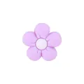 Cartoon flower silicone bead in soft purple and white for DIY baby pacifier chains - Light Purple