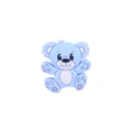 Blauer Silikon Bär Cartoon Anhänger für DIY Baby Schnullerketten und Zubehör - Blau