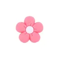 Pink cartoon flower silicone pendant accessory for DIY baby pacifier clips and bracelets - Watermelon red