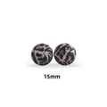 Cuentas de silicona leopardo 15mm para chupeteros DIY y joyería hecha a mano - Estampado de leopardo