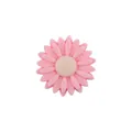 22mm pink daisy silicone bead for DIY pacifier clips and baby teething bracelets - Pink