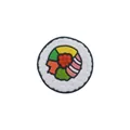 Charm in silicone a forma di sushi per catenelle portaciuccio DIY e bracciali colorati - Sushi