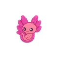 Pink axolotl cartoon PVC accessory for baby DIY pacifier chains and shoes - Rose Red Axolotl
