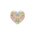 Accessoire de sucette en forme de cœur en acrylique avec imprimé bibliothèque - Livres