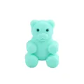 Perlina in silicone a forma di orsetto verde menta per catenelle e massaggiagengive - Verde