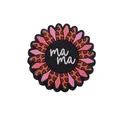 Ciondolo scarpa mama a fiore con petali rosa e leopardo per accessori fai-da-te - Girasole Mama Rosa