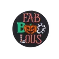 Fabulous Halloween silicone charm for baby pacifier clips featuring pumpkin and witch legs - FAB