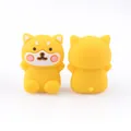 3D Shiba Inu Silikonperle für DIY Baby-Schnullerketten und Armbänder in Hunde-Optik - Hund