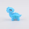 Cuenta de silicona de dinosaurio azul cielo para chupeteros y bolígrafos DIY - Azul