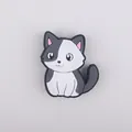 Zwart-witte siliconen kattenkraal voor DIY-armbanden en sieraden maken - donkergrijs