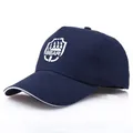 Casquette de baseball Escape from Tarkov BEAR bleu marine avec broderie et bord blanc - Taille unique adulte (58 cm réglable) / Bleu marine
