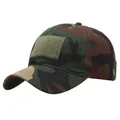 Taktische Baseballkappe im Dschungel-Camo-Look mit Klettfläche auf der Vorderseite - L / Waldtarnung (Camo 3)