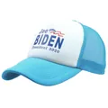 Joe Biden 2020 mesh trucker hat in blue and white with stars and stripes logo - One Size / Sky Blue