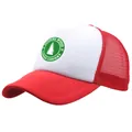 Morning Wood Lumber Company vintage trucker pet in rood en wit met mesh achterkant - Rood