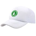 Witte trucker pet met groen Morning Wood Lumber Company logo en mesh achterkant - Wit