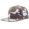 Καπέλο snapback παραλλαγής με επίπεδο γείσο και αναπνεύσιμο βαμβακερό σχέδιο camo - Φωτεινή Ψηφιακή Παραλλαγή