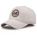 Beige Baseballkappe aus Baumwolle mit Stickerei des US-Ministeriums für Veteranenangelegenheiten - Einheitsgröße / Beige