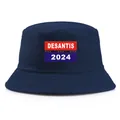 Σκούρο μπλε καπέλο bucket DESANTIS 2024 από βαμβακερό twill με τυπωμένα αστέρια - Ενιαίο μέγεθος ενηλίκων (58cm μη ρυθμιζόμενο) / Ναυτικό μπλε