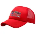 Red Joe Biden 2024 for President trucker hat with mesh back and patriotic print - Adult Free Size (58cm Adjustable) / Joe Biden 2024 Campaign Print (Joe Biden 2024) / Red