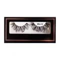 Halloween faux mink eyelashes with purple bat and ghost charms, model WSJ-12 - Purple Bat Creative Style (WSJ-12)