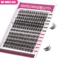 DIY Cluster Eyelash Extension Kit with 8-16mm individual lashes for natural curling - DIY-WH12-041 Style