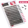 DIY segmented individual eyelash kit with 8mm to 16mm mixed length lash clusters - Fairy Style (DIY-WH12-046) / Single Box