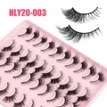 Ciglia finte effetto occhio di gatto HLY20-003 con volume denso e curvatura - Stile Riccio Voluminoso (HLY20-003)