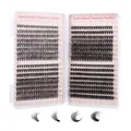 Individual cluster lashes kit with 30D to 60D density and 8-16mm lengths for a natural look - Large Capacity Mixed Series 1