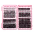 DIY individual cluster lashes set with 30D 40D 50D densities in 9-16mm length - Diy-jms011【30d+40d+50d】
