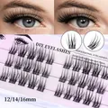DIY segmented individual eyelash extensions kit with mixed 12mm 14mm 16mm lengths - DIY3-009